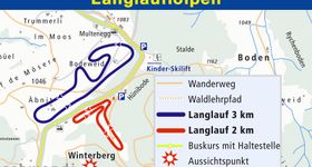 Pistenplan Heiligenschwendi - Skilift Hubelweid