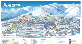 Pistenplan Hemavan