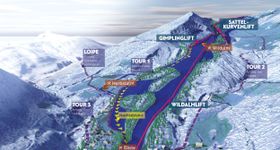 Pistenplan Heutal-Lifte Unken