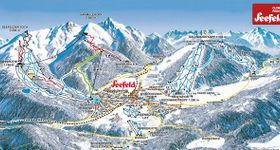 Pistenplan Hinterfeldlift in Mösern