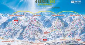 Pistenplan Hochwurzen (4-Berge-Skischaukel)