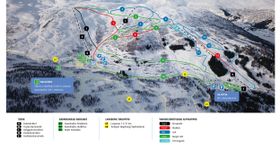 Pistenplan Sogndal - Hodlekve