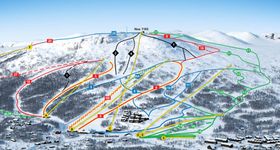 Pistenplan Hovden