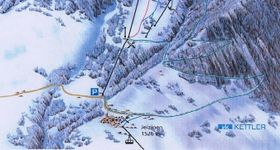 Pistenplan Jeizinen Feselalpe