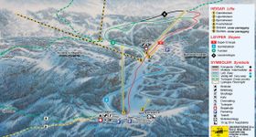 Pistenplan Jølster Skisenter