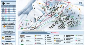 Pistenplan Kalavrita-Helmos
