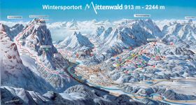 Pistenplan Karwendel Mittenwald