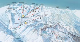 Pistenplan Kaunertaler Gletscher