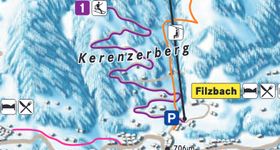 Pistenplan Kerenzerberg Filzbach