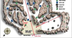 Pistenplan Kinosoo Ridge Snow Resort