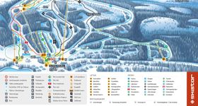 Pistenplan Klövsjö - Storhogna (Vemdalen)