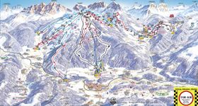 Pistenplan Kronplatz