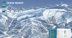 Pistenplan Le Grand Massif