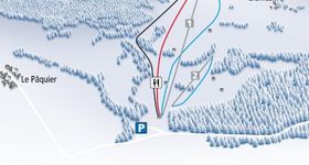 Pistenplan Le Pâquier - Crêt du Puy