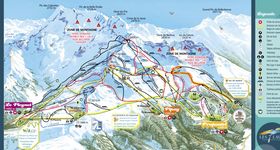 Pistenplan Les 7 Laux