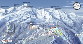 Pistenplan Les Houches (Vallée de Chamonix)