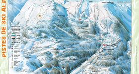 Pistenplan Les Karellis