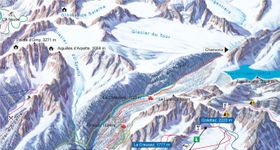 Pistenplan Les Marecottes