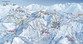 Pistenplan Les Sybelles