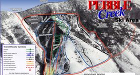 Pistenplan Pebble Creek Ski Area