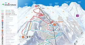Pistenplan Pelvoux Vallouise