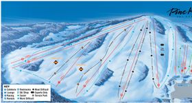 Pistenplan Pine Knob Ski Resort