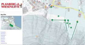Pistenplan Planberg- und Wiesenlifte Pertisau