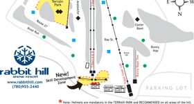 Pistenplan Rabbit Hill Ski and Snowboard Center