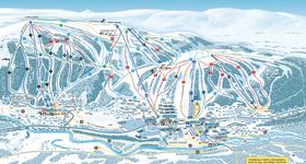 Pistenplan Ramundberget