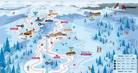 Pistenplan Reinswald Sarntal
