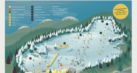 Pistenplan Erlebnisarena St. Corona