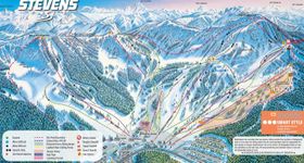 Pistenplan Stevens Pass Ski Area