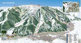 Pistenplan Sun Valley