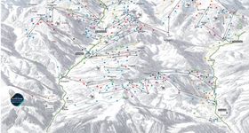 Pistenplan Saalbach Hinterglemm Leogang Fieberbrunn
