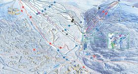 Pistenplan Saariselkä