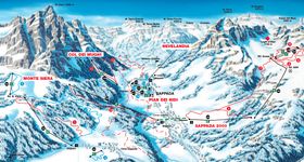 Pistenplan Sappada