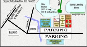 Pistenplan Sapphire Valley Ski Area