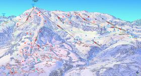 Pistenplan Bödele Schwarzenberg