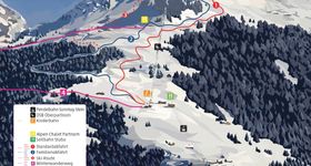 Pistenplan Sonntag - Stein