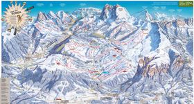 Pistenplan Seiser Alm