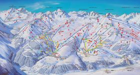 Pistenplan Serfaus Fiss Ladis