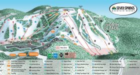 Pistenplan Seven Springs Mountain Resort