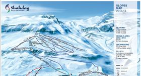 Pistenplan Shahdag