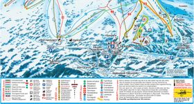 Pistenplan Skeikampen - Gausdal