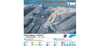 Pistenplan Ski Zabava Hrustin