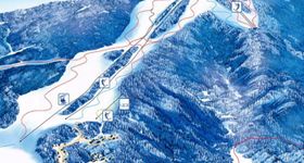 Pistenplan Skicenter Gače