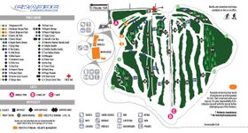 Pistenplan Ski Crabbe Mountain