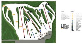 Pistenplan Ski Dagmar
