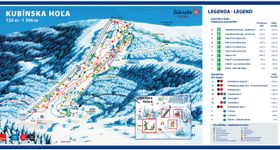 Pistenplan SKI PARK Kubinska hola