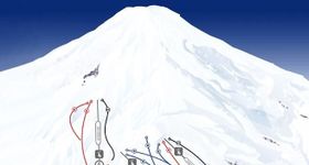 Pistenplan Ski Pucón